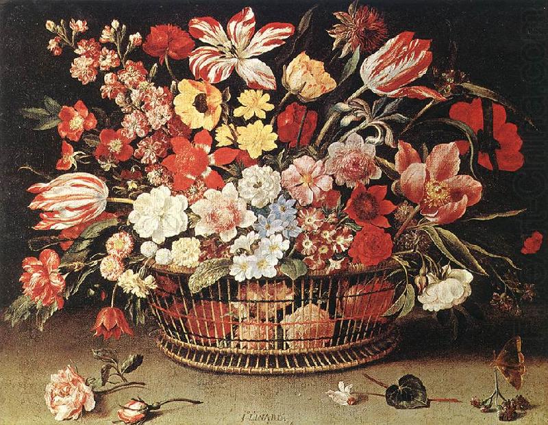 LINARD, Jacques Basket of Flowers 67 china oil painting image